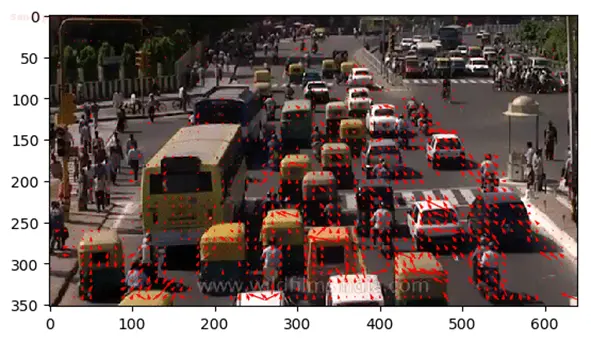 sparse optical flow