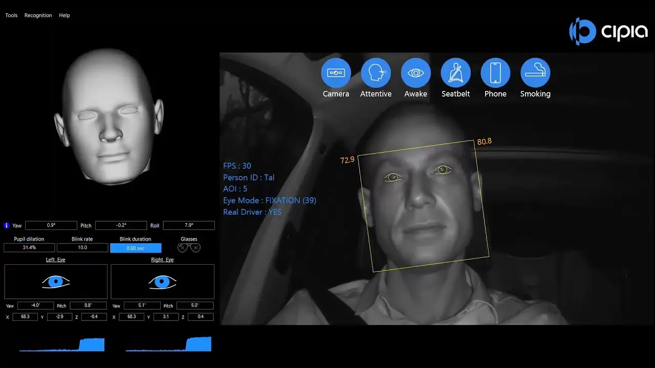 Computer Vision Makes Drive Safer with DMS
