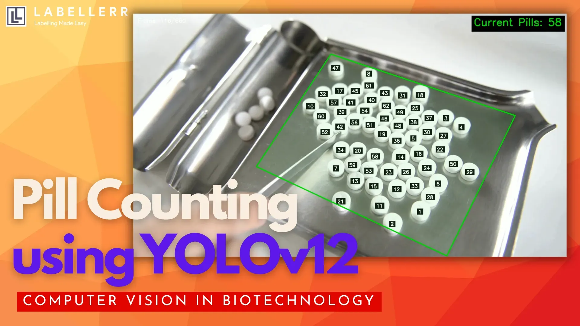 Pill Counting System using YOLOv12