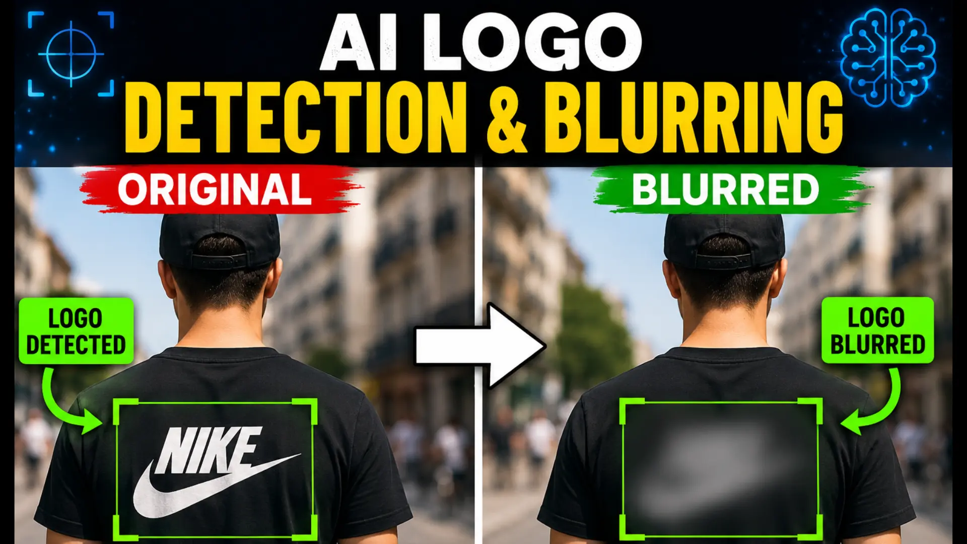 AI Logo Detection and Blurring